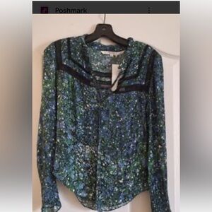 Veronica Beard Candita Long Sleeve Women's Blouse.  Size 0